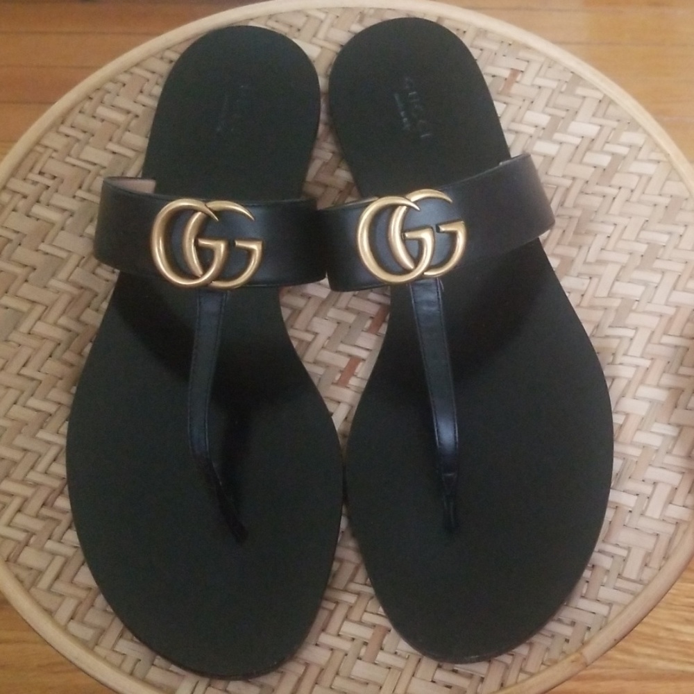 Gucci Double G Flip Flops/Sandals